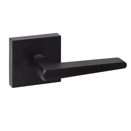 Sure-Loc Hardware Sure-Loc Hardware Basel Square Passage Lever, Flat Black BS101-SQ FBL